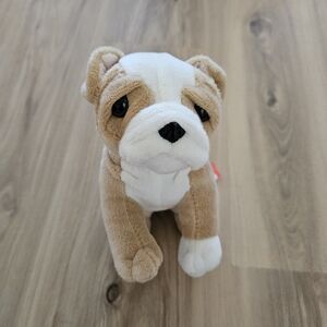 Our Generarion Brown and White Plush Bulldog Stuffed Toy